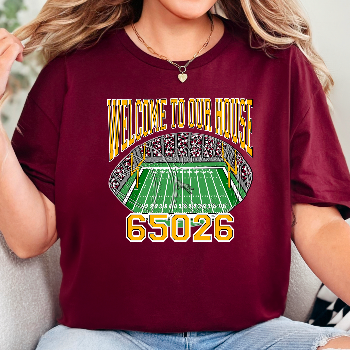 Welcome to Our House Mustangs Tee – 65026