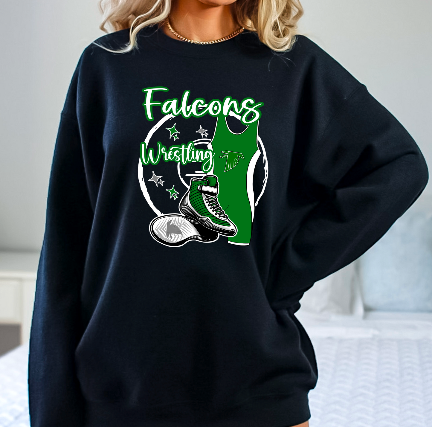 Wrestling singlet falcons