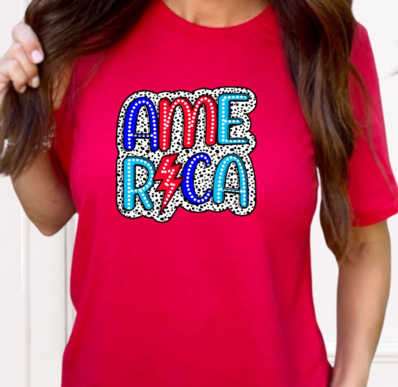 America dotted