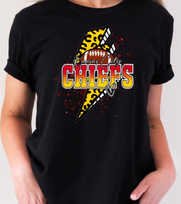 Chiefs leopard bolt