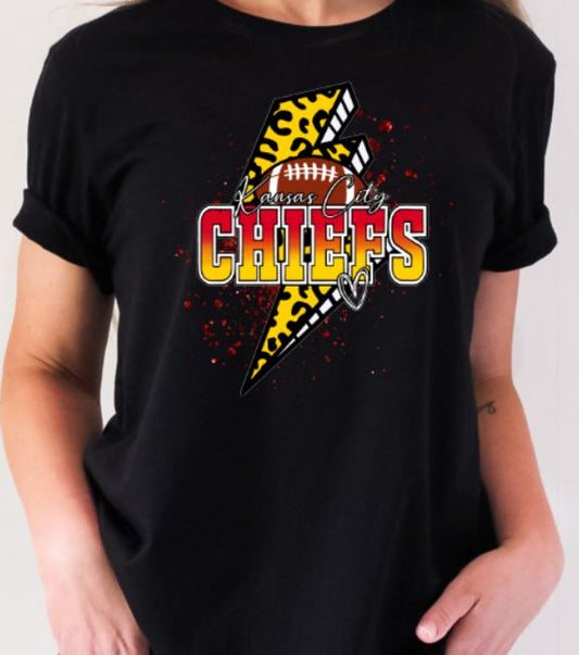 Chiefs leopard bolt