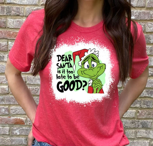 dear santa grinch