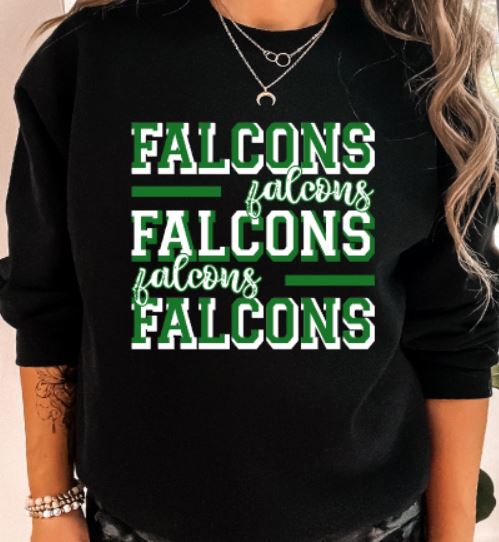 Falcons stacked