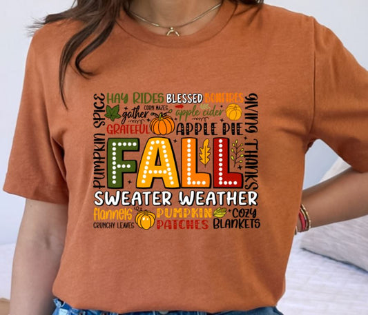 Fall words
