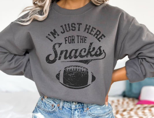 Just here for the snacks football