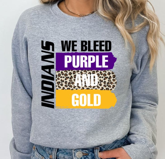 Indians bleed
