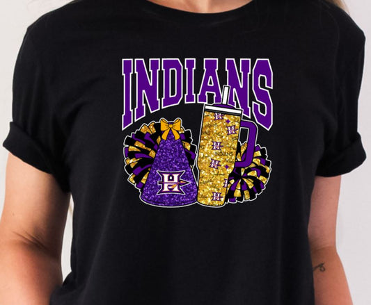 Indians cheer