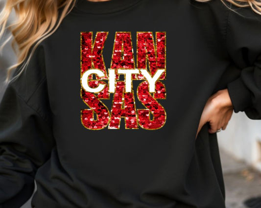 Kansas city faux sequins