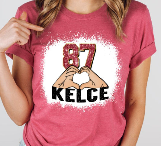 Kelce hand heart 87