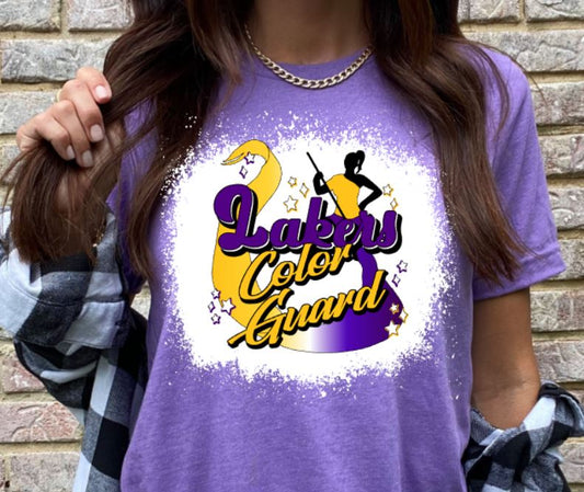 Lakers color guard
