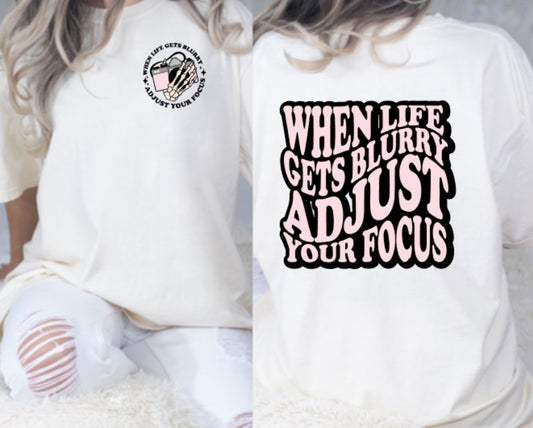 Adjust focus