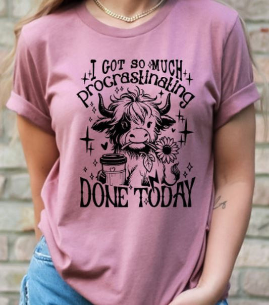 Procrastinating