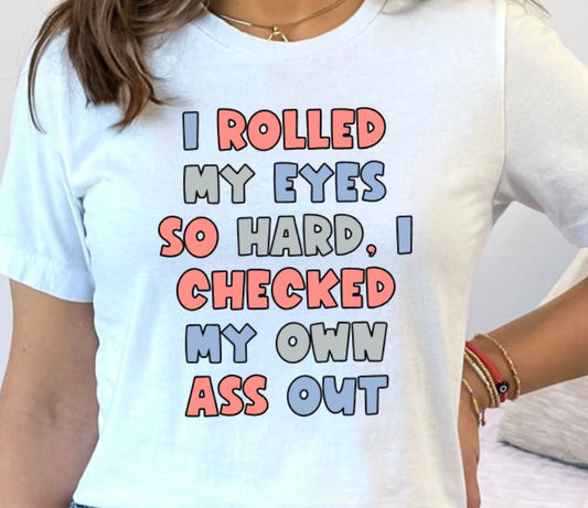 Rolled eyes