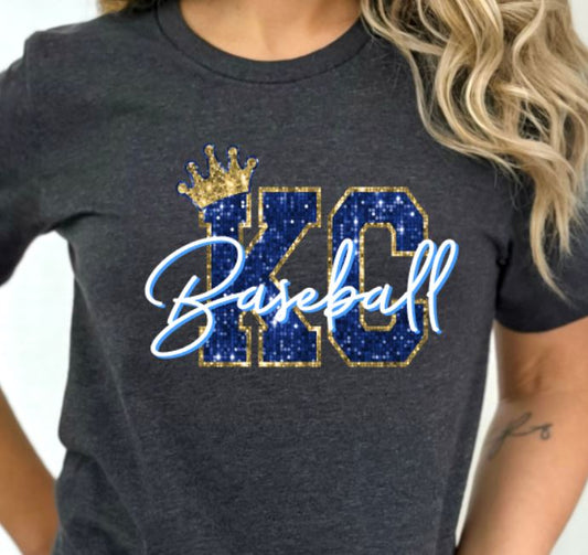 Royals faux sequins