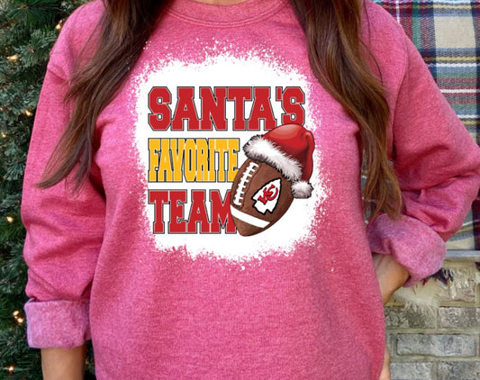 Santa's favorite team chiefs