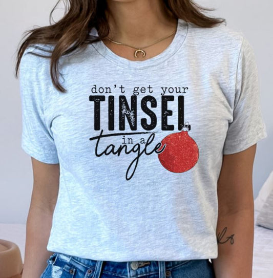 Tinsel in a tangle