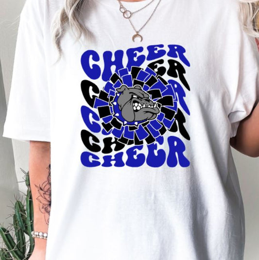 Bulldogs wavy cheer
