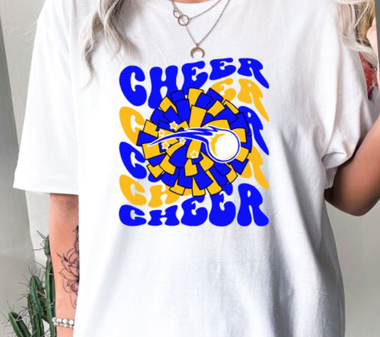 Comets wavy cheer
