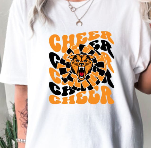 Wildcats wavy cheer