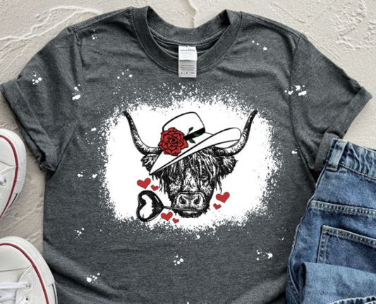 Highland cow valentine
