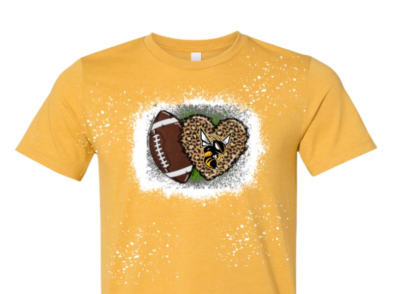 Hornet football heart