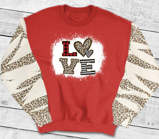 Love leopard sleeves