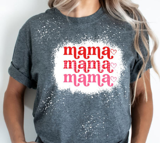 Mama stacked heart