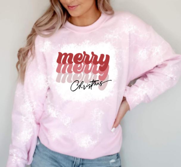 Merry Christmas stacked